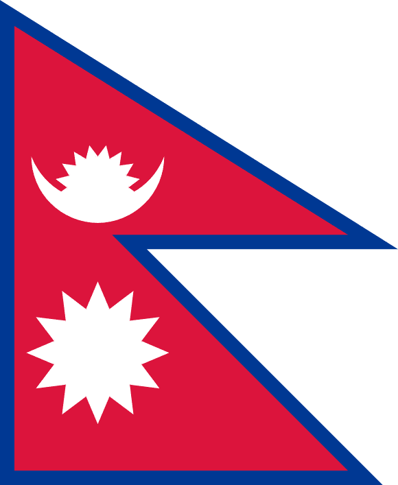 Nepal flagg