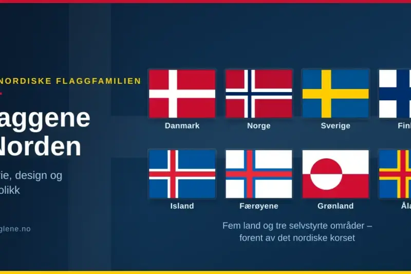 Flaggene i Norden – historie, design og symbolikk