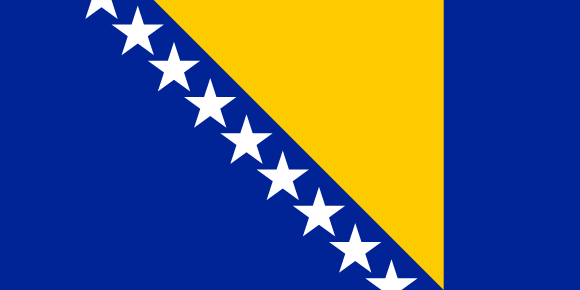 Bosnias flagg